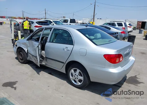 2007 Toyota Corolla Ce из США, поврежденный, VIN JTDBR32E570108648